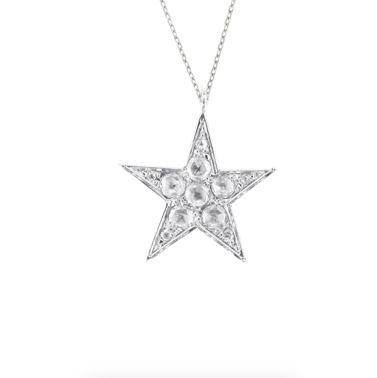 Diamond Star Pendant Necklace