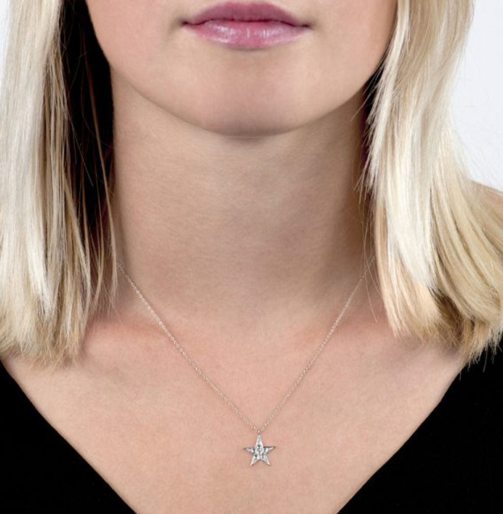 Diamond Star Pendant Necklace