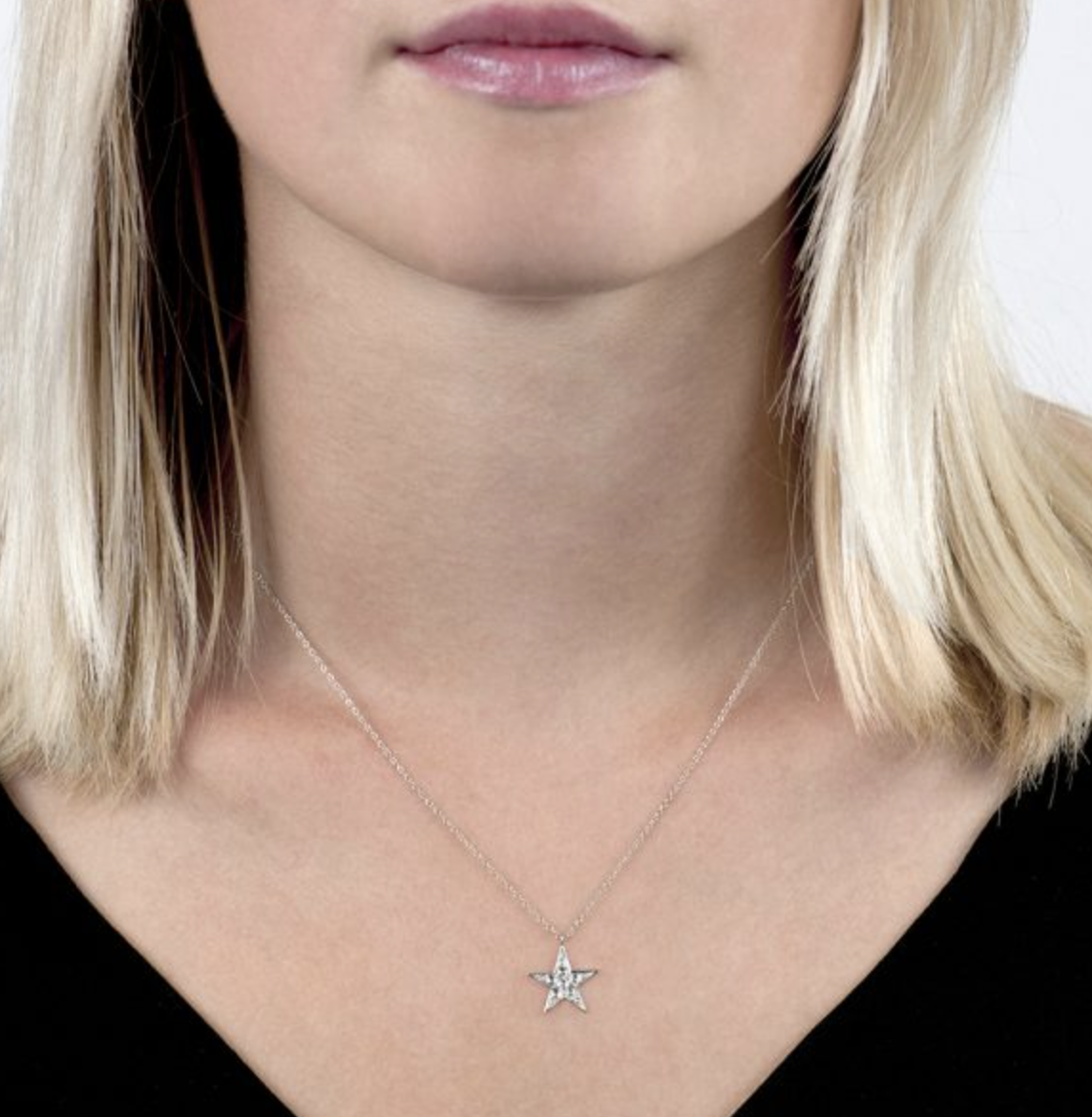 Diamond Star Pendant Necklace