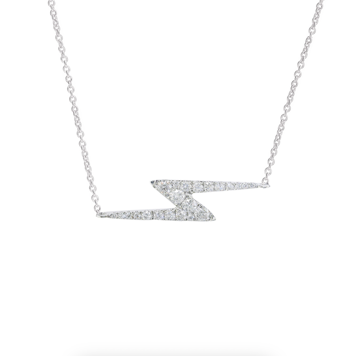 Diamond Zig Zag Necklace