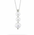 Graduated Pearl Pendant Necklace