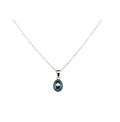 Grey Cultured Freshwater Pearl Pendant Necklace
